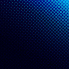 Abstract navy blue halftone vector gadient background