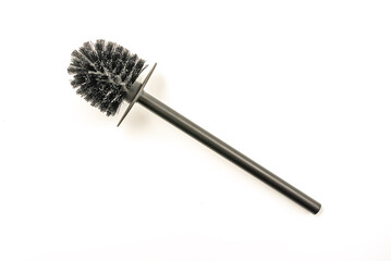 Silicone toilet brush isolated over white background
