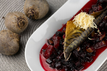 Fish with Beetroot Chutney