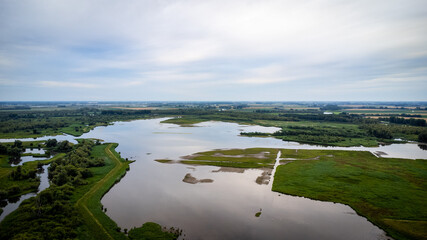lake in the morning, De Biesbosch