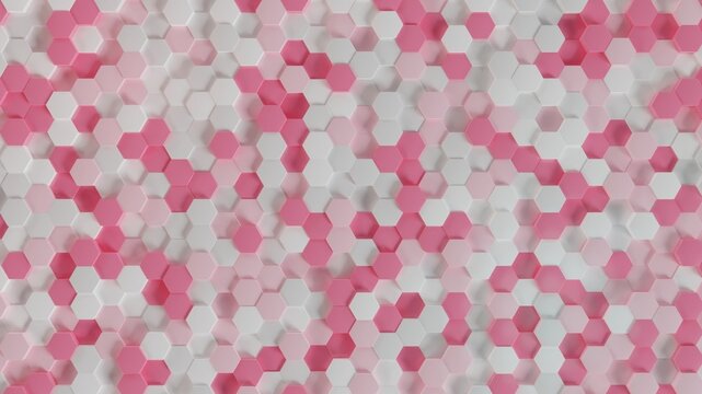 colorful hexagone