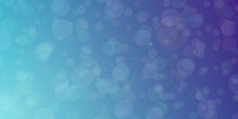 Gradient Blue Bokeh Abstract Background