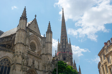 Fototapeta na wymiar Basilica Saint Michel in the city of Bordeaux, France