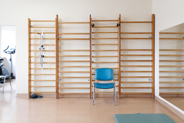 Physiotherapy room in a hospital