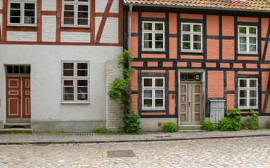 Fototapeta na wymiar Barth an old town on the Bodden in Germany