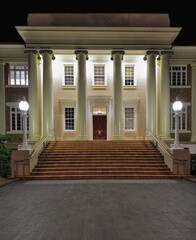Entrance porch with Ionic columns-museum institution of the QUT. Brisbane-Australia-107