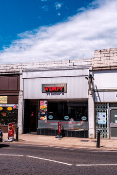 Traditonal High Street Wimpy Hamburger Shop