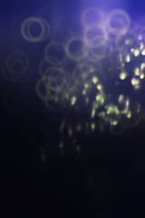 Blurred bokeh background. Abstract bokeh circles on background for layer overlay.