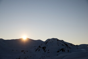 Sunset in the Pyrenees