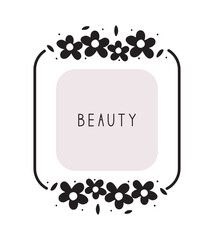 flowers beauty frame