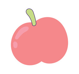 apple cartoon icon