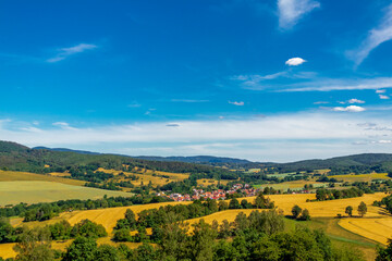 Sommerwanderung durch die schöne Natur von Schmalkalden - Thüringen - Deutschland