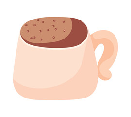 chocolate cup breakfast