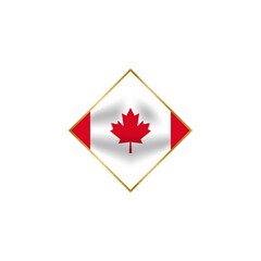 Canada flag icon vector isolated