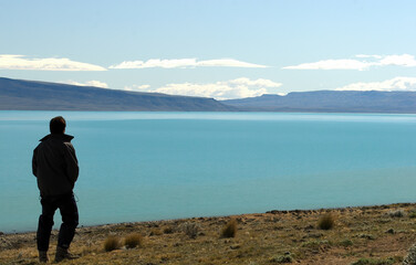 Fototapeta na wymiar Landscape at El Calafate, Patagonia, Argentina