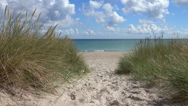Weg zum Ostseestrand