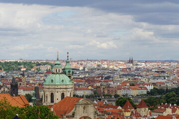 Fototapeta premium vista de la ciudad de Praga