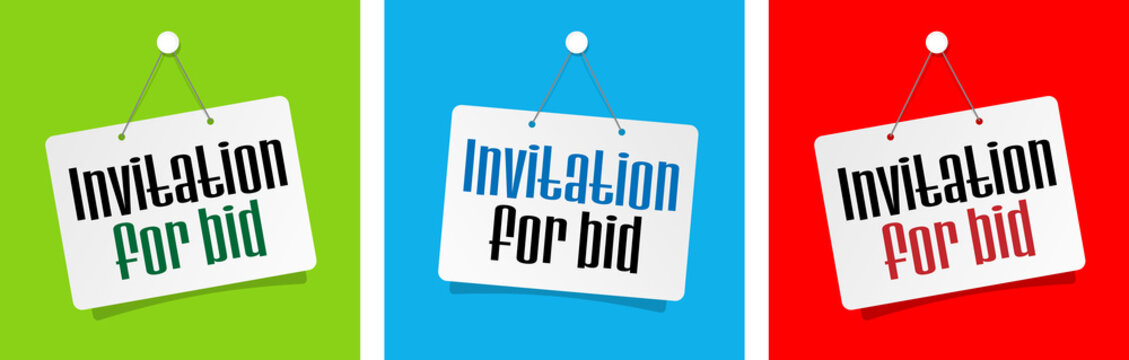  Invitation for bid