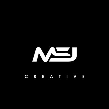 MSJ Letter Initial Logo Design Template Vector Illustration