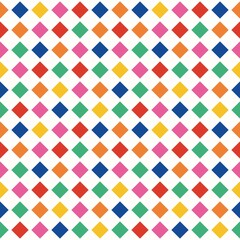 Abstract vector pattern design. Seamless pattern with colorful simple shapes. Geometric shape modern stylish texture.