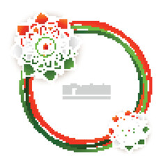 Modern india independence day celebration background