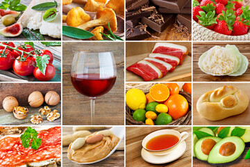 Histaminreiche Lebensmittel mit Rotwein, Parmesan, Schokolade, Tee, Früchte und Sauerkraut
