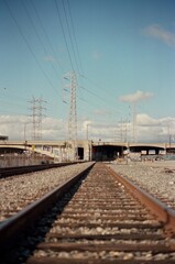 Fototapeta na wymiar railroad tracks