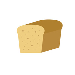 Bread vector icon color style 10 eps