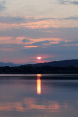 alba sul lago maggiore, sunrise on lake maggiore