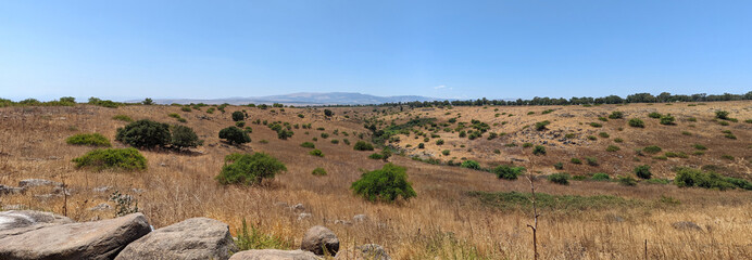 Israel, Golan Heights and the Sea of Galilee