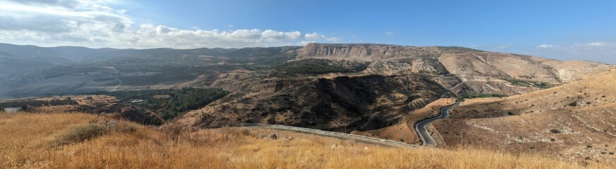 Israel, Golan Heights and the Sea of Galilee