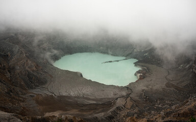 Poas Volcano Crater.