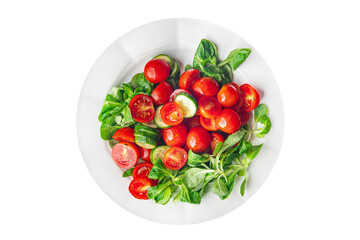 salad cherry tomatoes fresh dish healthy meal food snack diet on the table copy space food background rustic top view keto or paleo diet veggie vegan or vegetarian food