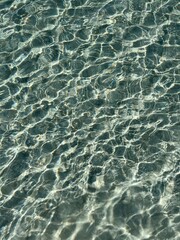 Transparent ocean water, natural ocean water surface
