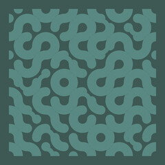 Color truchet tiling connections illustration