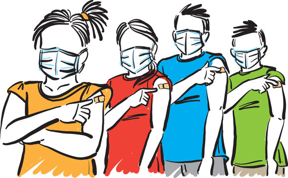 vaccination prevention concept health care children vector illustration