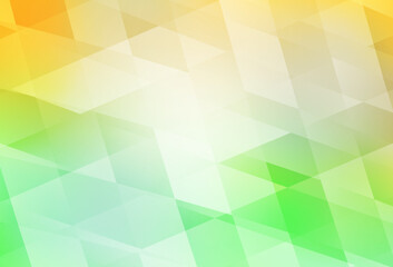 Light Green, Yellow vector texture in rectangular style.