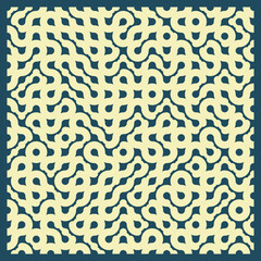 Color truchet tiling connections illustration