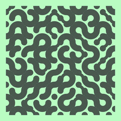 Color truchet tiling connections illustration