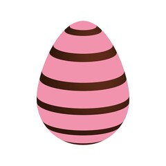 Chocolate Easter eggs. Vector illustration.