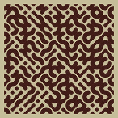 Color truchet tiling connections illustration