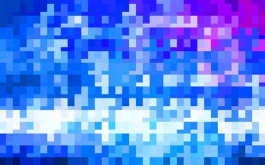 Light Pink, Blue vector background with rectangles.