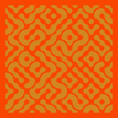 Color truchet tiling connections illustration