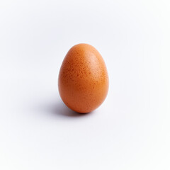Fresh chicken eggs isolated on a white background