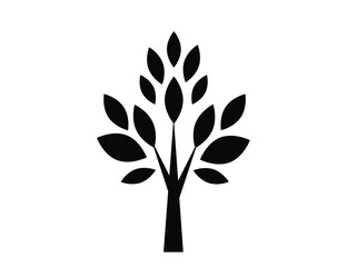 Tree icon. Nature, park. Vector image.