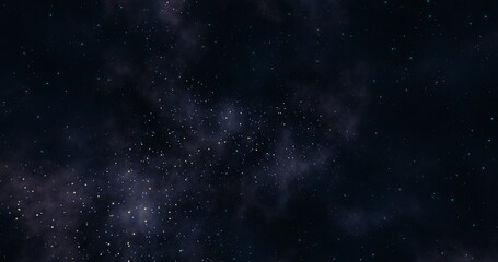 Nebula background. Galaxy in the universe. 3d rendering.	