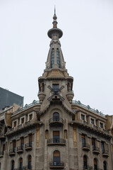 Fototapeta na wymiar Argentina, Buenos Aires, famous old Confiteria El Molino building on Congreso Square after it's renovation.