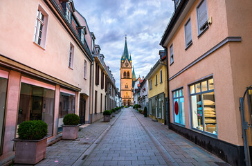 Fototapeta na wymiar St. Mary Church in Bad Homburg - Hesse, Germany