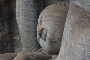 rock art buddha Sri Lanka