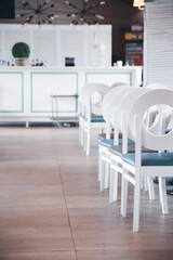 Interior of a modern urban restaurant